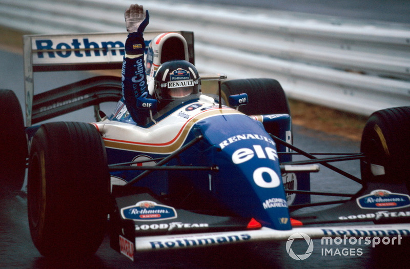Vainqueur de la course Damon Hill, Williams FW16