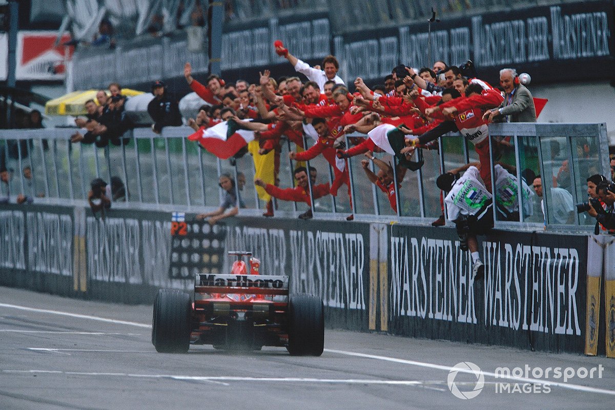 Vainqueur de la course Michael Schumacher, Ferrari F1 2000