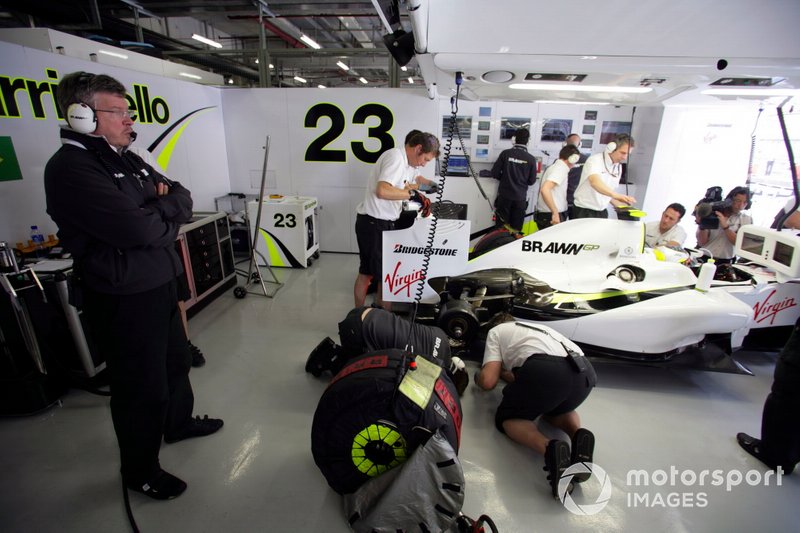 Ross Brawn, directeur d'équipe, Brawn GP