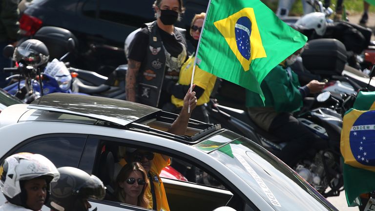 Protestation du Brésil