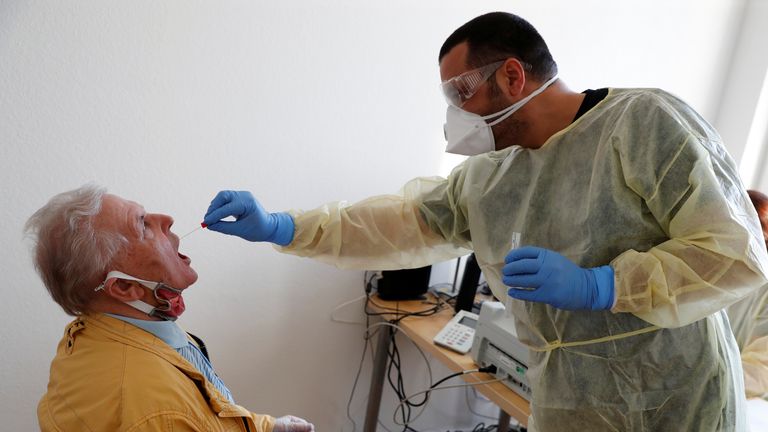 Tests de coronavirus en Allemagne