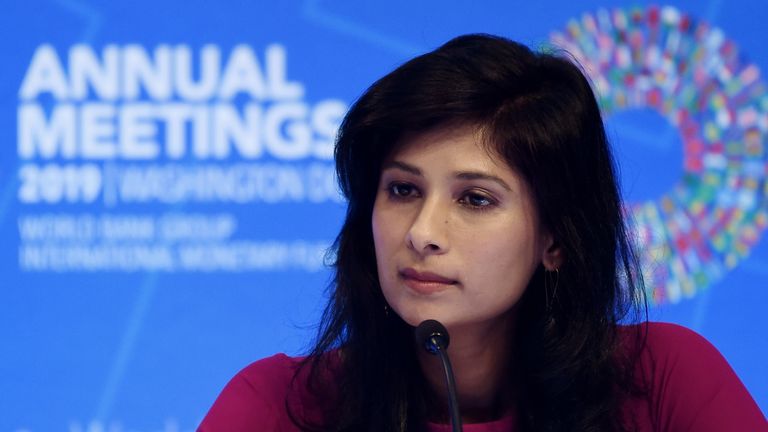 Gita Gopinath, économiste en chef du FMI et directrice du Département des recherches