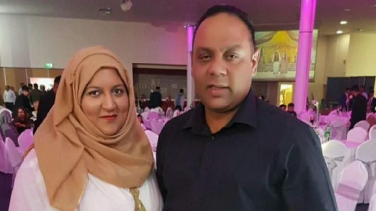 Shabnum et Khizwan Sadiq ont tous deux contracté un coronavirus