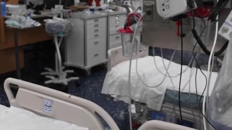 À l'intérieur du navire-hôpital américain Comfort, qui a accosté à New York