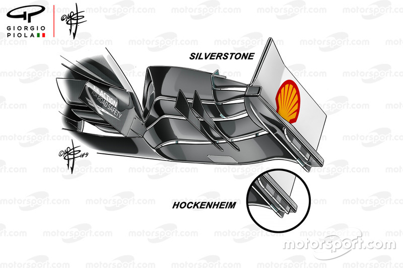 Conception de plaque d'extrémité Alfa Romeo C38, Grand Prix d'Allemagne