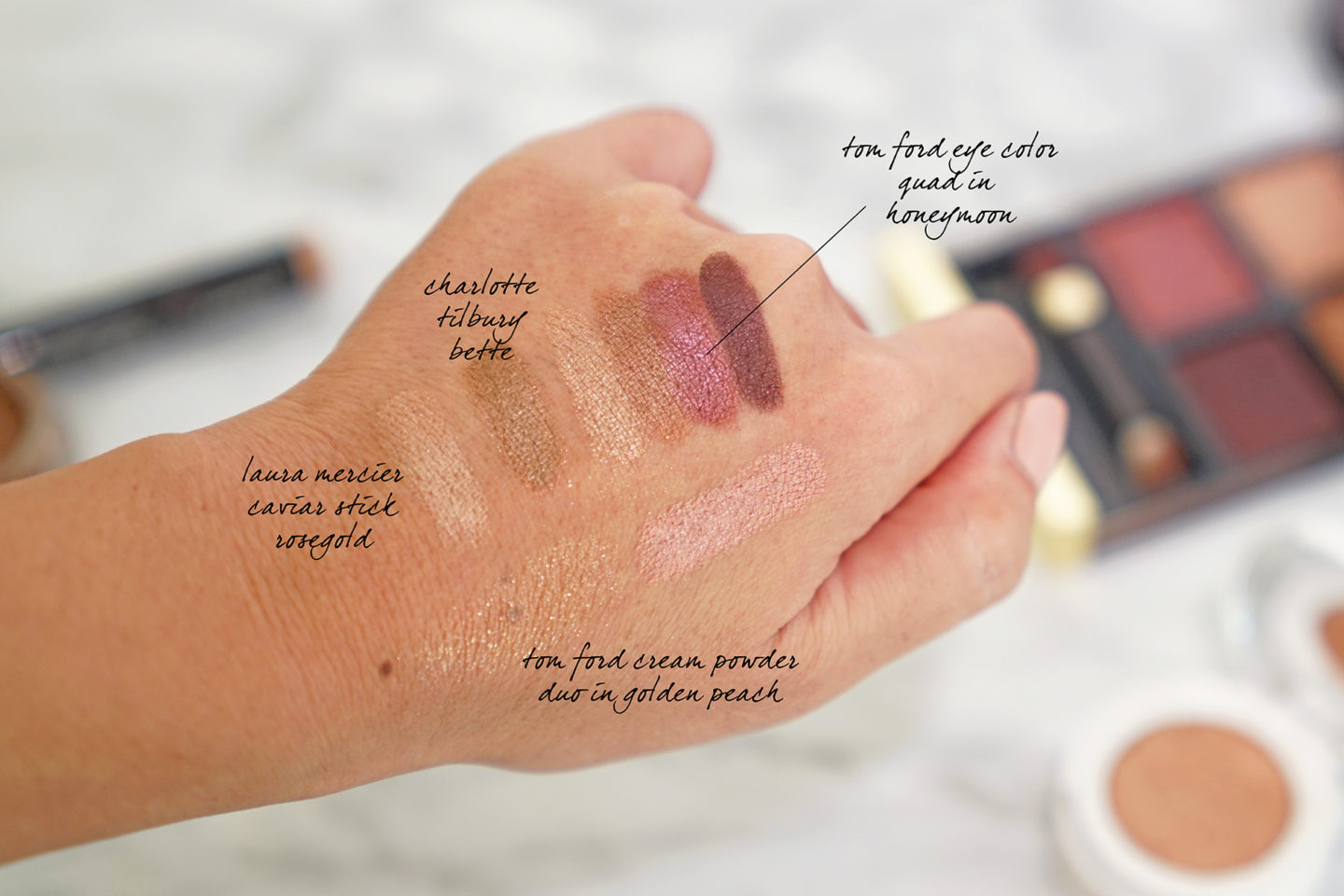 Meilleurs échantillons de maquillage pour les yeux de tous les jours Tom Ford + Charlotte Tilbury