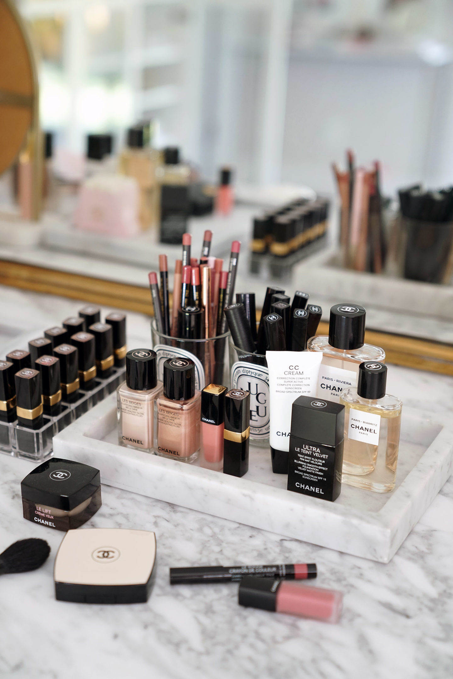 Plateau de bain en marbre Restoration Hardware