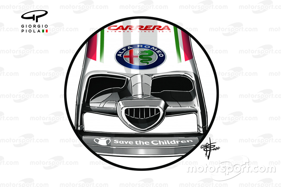 Nez avant Alfa Romeo Racing C39