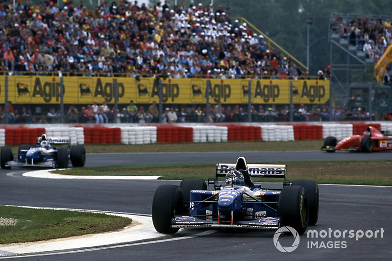 Damon Hill, Williams FW17 mène David Coulthard, Williams FW17