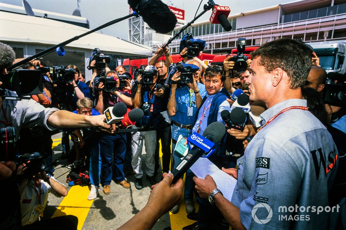 David Coulthard, McLaren s'adresse aux médias