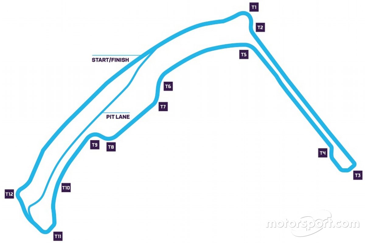 Carte du circuit de Monaco