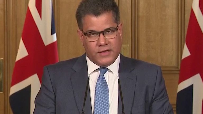 Alok Sharma annonce un financement gouvernemental supplémentaire pour un éventuel vaccin contre le coronavirus