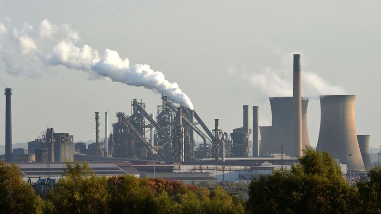 L'usine sidérurgique de Scunthorpe