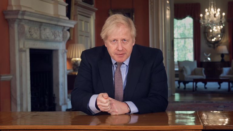 Le Premier ministre Boris Johnson a déclaré qu'il 