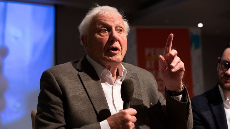 Sir David Attenborough a émis un avertissement sur le changement climatique