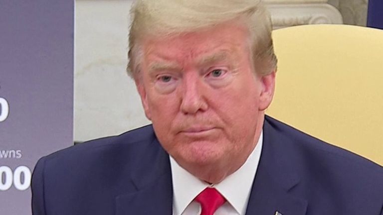 Donald Trump pointe de nouveau le doigt sur la Chine pour un coronavirus