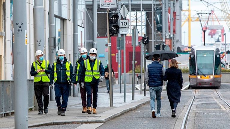 De nombreux travailleurs de la construction ont repris le travail la semaine dernière en Irlande