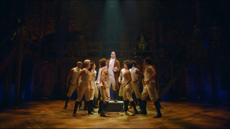 Hamilton, présenté aux États-Unis.