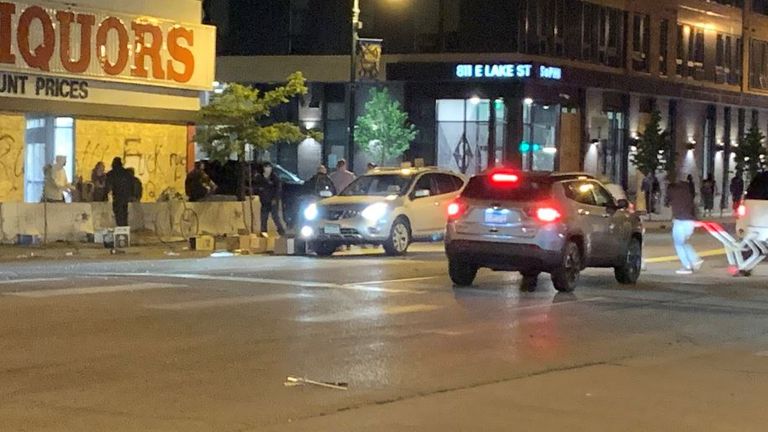 Les pillards ont profité du chaos