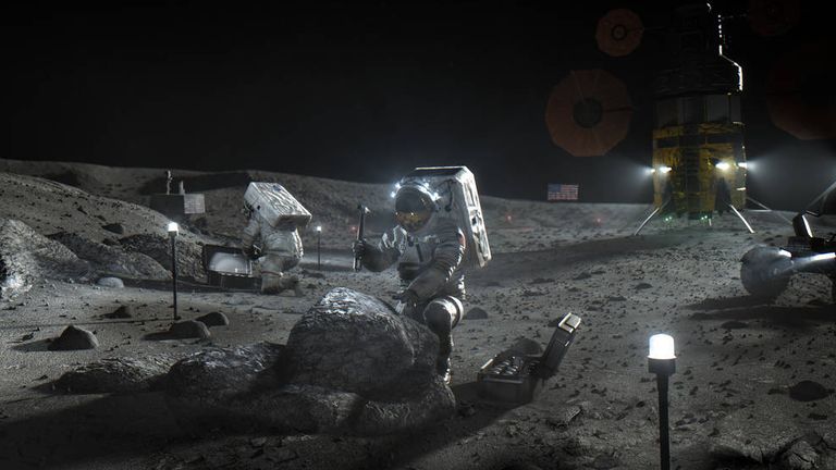 La nouvelle mission Artemis de la NASA ramènera l'agence spatiale sur la lune. Photo: NASA