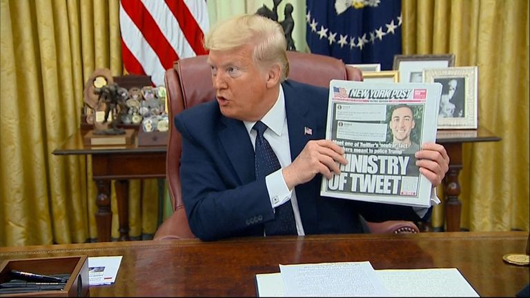 Trumps critique Twitter