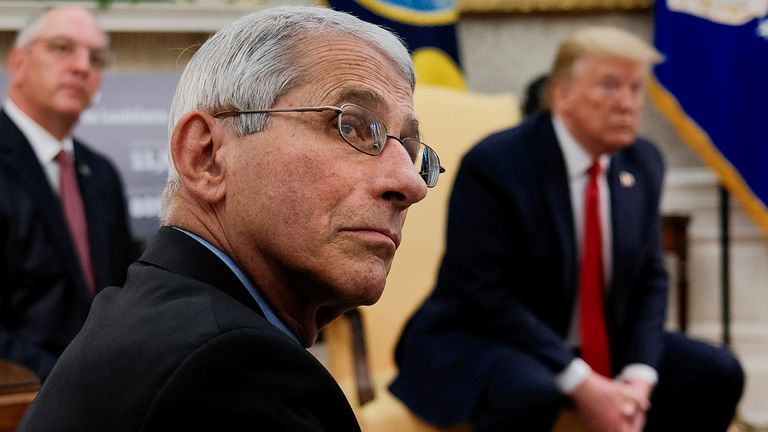 L'expert américain en maladies infectieuses Anthony Fauci a évoqué les dangers d'une réouverture trop rapide de l'économie.