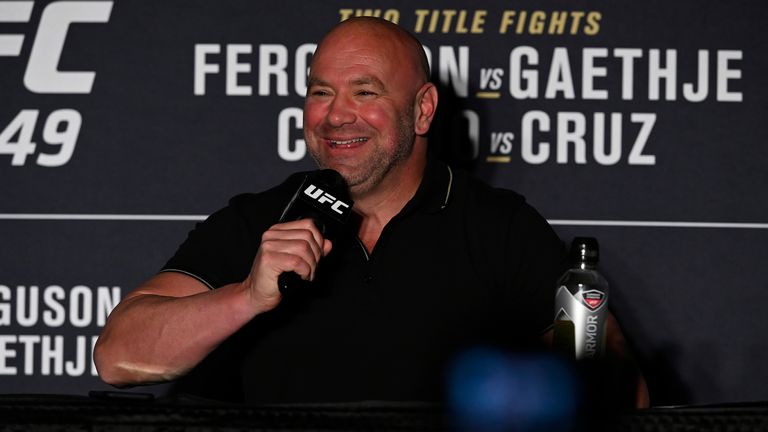 Le président de l'UFC, Dana White