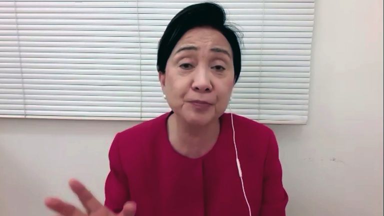 L'ancienne présidente du Parti démocratique de Hong Kong, Emily Lau.