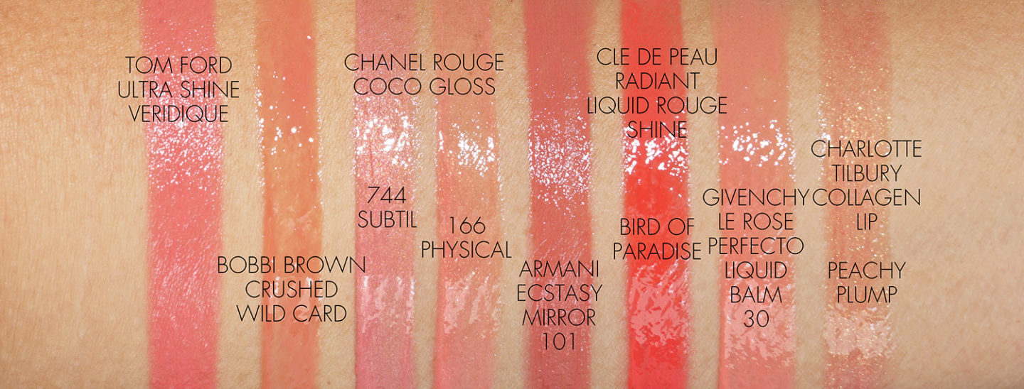 Les meilleurs échantillons de couleurs de lèvres de pêche Tom Ford, Bobbi Brown, Chanel