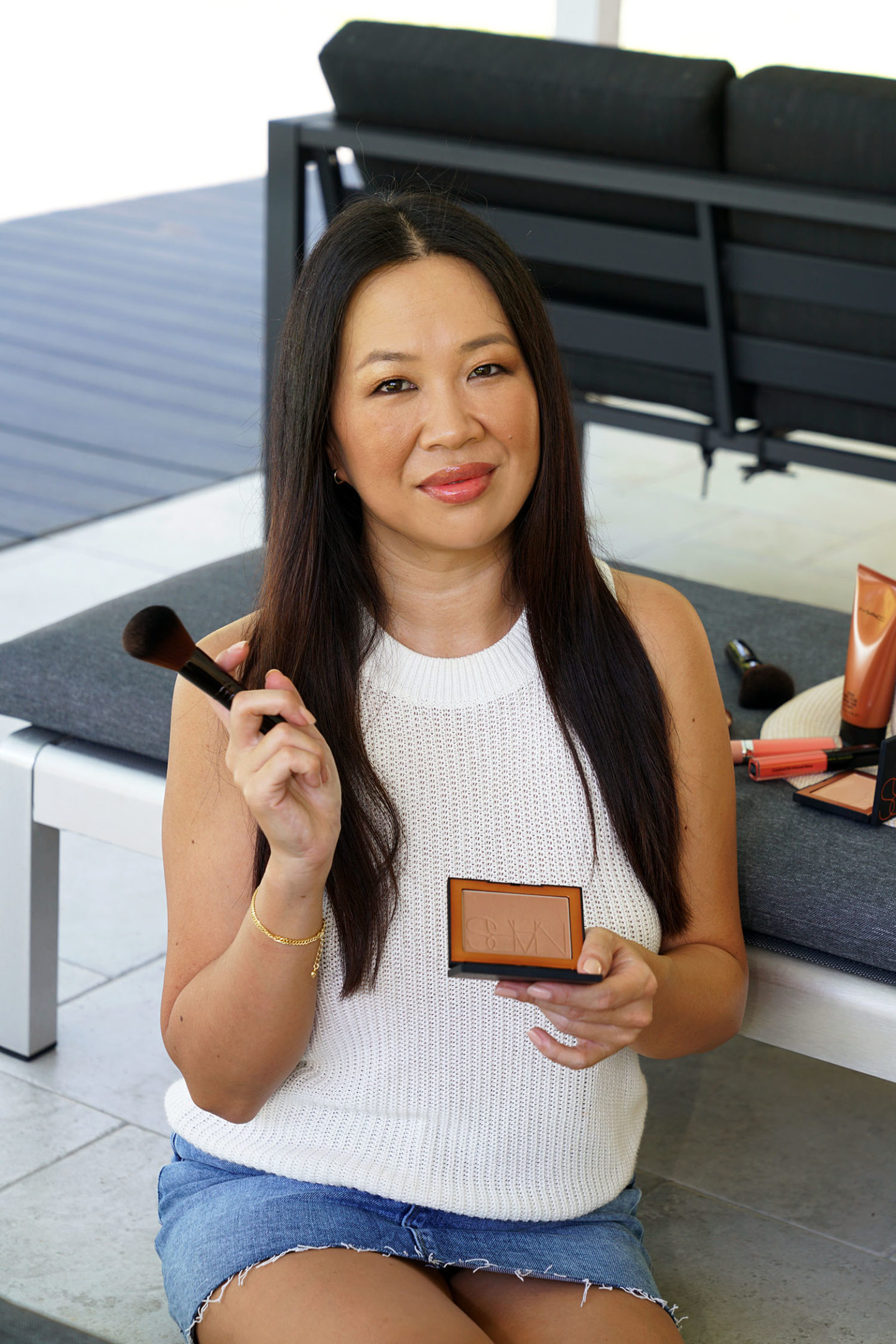 NARS Laguna Bronzer + Bobbi Brown infusé d'huile broyée Wild Card