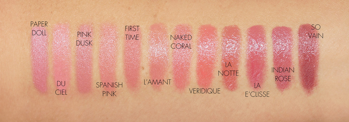 Échantillons de rouge à lèvres Tom Ford Ultra-Shine vs rouge à lèvres