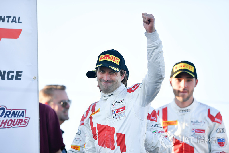 Les vainqueurs de la course Kelvin van der Linde, Pierre Kaffer, Markus Winkelhock, Team Magnus