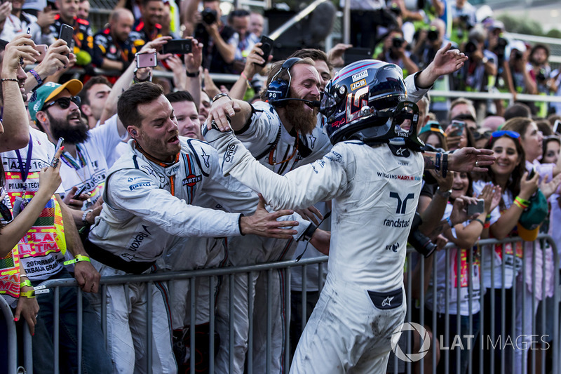 Troisième place Lance Stroll, Williams