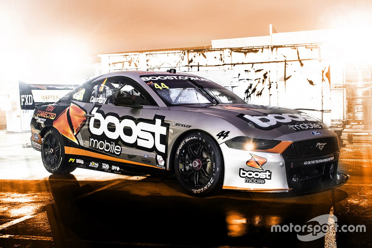 Rendu de la livrée Boost Mobile Mustang de James Courtney 
