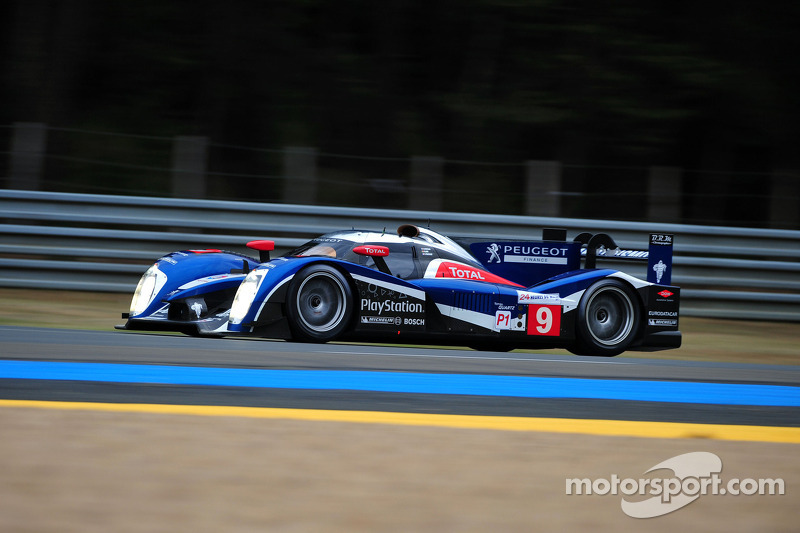 # 9 Team Peugeot Total Peugeot 908: Sébastien Bourdais, Simon Pagenaud, Pedro Lamy