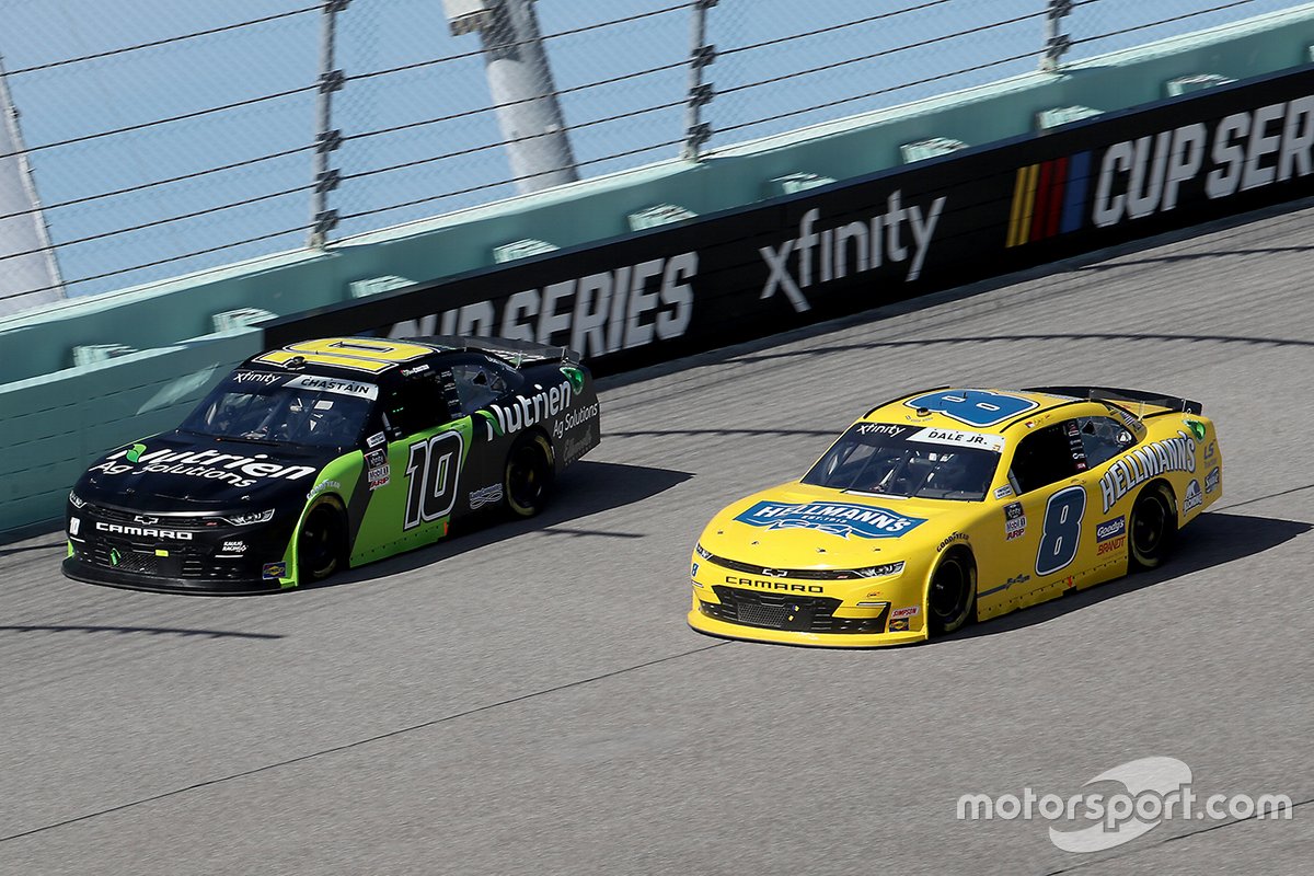 Ross Chastain, Kaulig Racing, Chevrolet Camaro, Dale Earnhardt Jr., JR Motorsports, Chevrolet Camaro