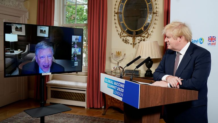 Le Premier ministre britannique Boris Johnson 