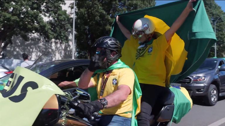 Les manifestants de Brasilia sont contre le verrouillage du coronavirus