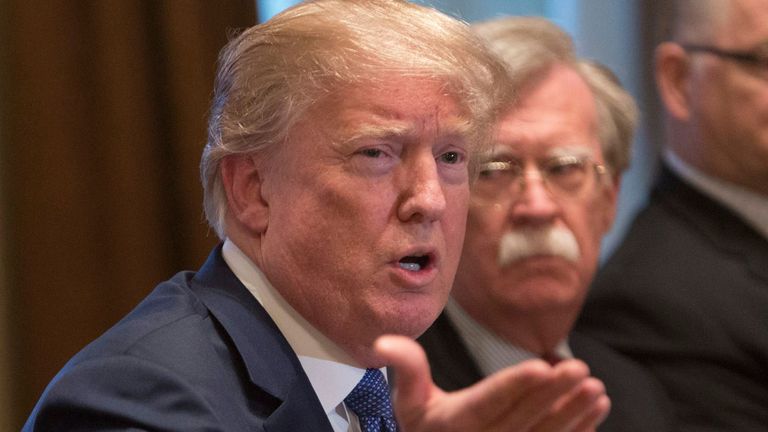 Donald Trump a limogé John Bolton en tant que conseiller à la sécurité nationale en septembre 2019