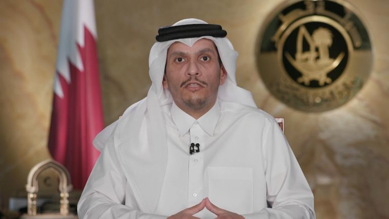 Le ministre des Affaires étrangères du Qatar, Cheikh Mohammed bin Abdulrahman Al-Thani