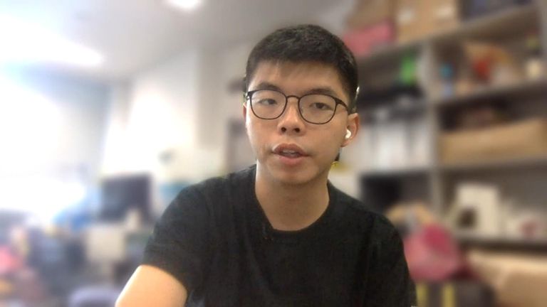 Joshua Wong est un activiste pro-démocratie à Hong Kong