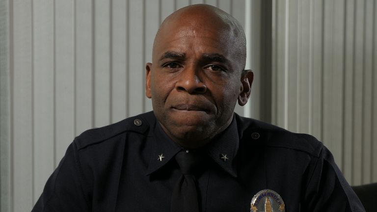 Le commandant de police à Watts