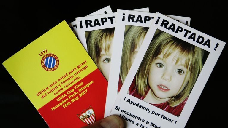 Madeleine McCann a disparu depuis mai 2007