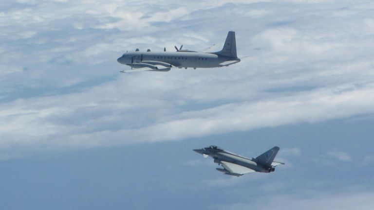 La RAF a été déployée depuis la Lituanie. Photo: RAF