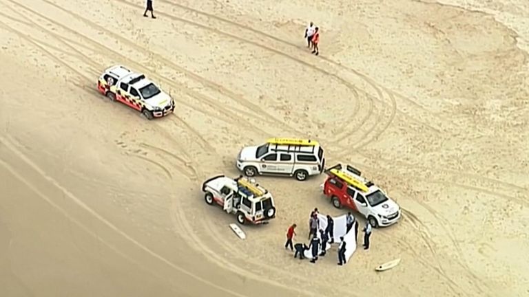 Attaque de requin en Australie