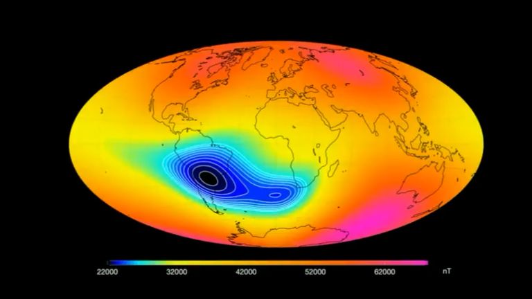 L'anomalie de l'Atlantique Sud se développe, selon l'ESA