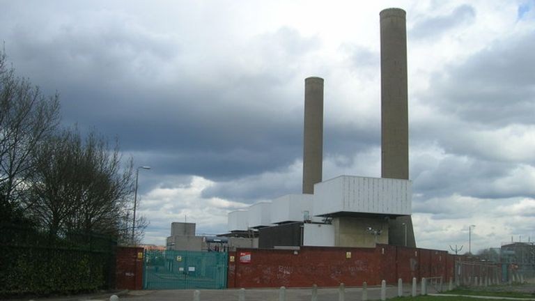 Centrale électrique de Taylor's Lane.  Photo: R Sones