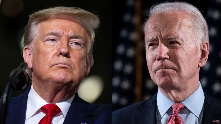 Trump et Biden