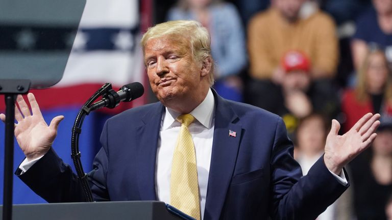 Trump se moque du film Parasite