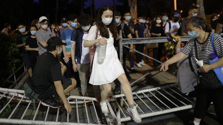 Interdiction de l'anniversaire du massacre de la place Tiananmen à Pékin à Hong Kong, Chine. Photo: Jerome Favre / EPA-EFE / Shutterstock